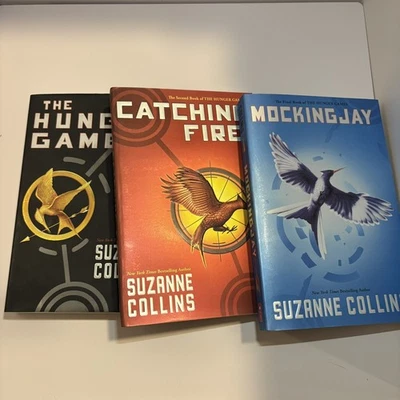 Hunger Games Trilogy by Suzanne Collins Book Set - Lot Of 3 - Image 1 of 4