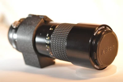 Nikon Micro Nikkor 200mm F/4 AIS PRIME MACRO lens for F2 FA FM2N F3 FE2 FG F5 DF - Image 1 of 4