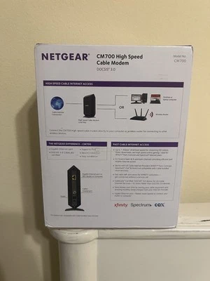 BRAND NEW NETGEAR CM700 High Speed Cable Modem - Image 1 of 4