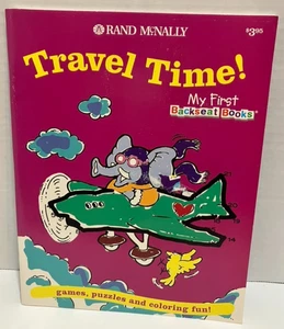 Rand McNally Travel Time Backseat Books Games Puzzles - Picture 1 of 6