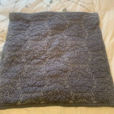 Pottery Barn Star Wars Stormtrooper Pillow Sham Gray Euro Standard Embroidered  - Image 1 of 3