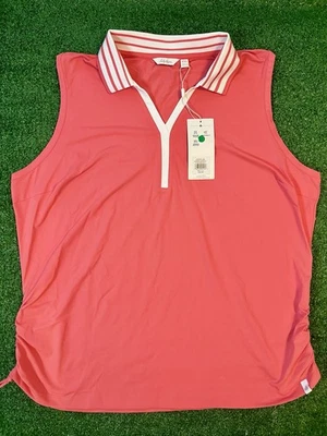 Lady Hagen Golf Shirt Pink Size XXL NWT Sleeveless Polo Shirt Rose Color - Image 1 of 4