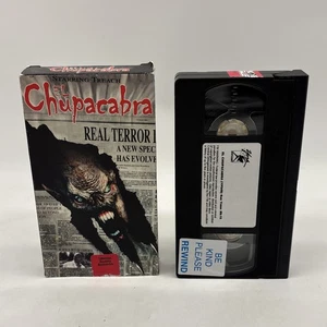 El Chupacabra VHS Tape 2003 York Video Horror Movie Starring Treach Rental Tape! - Imagen 1 de 16