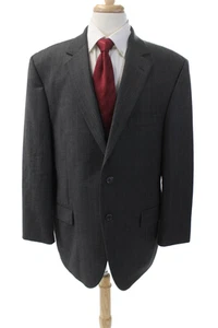 John W. Nordstrom Men's Long Sleeves Lined Two Button Jacket Pinstriped Size 42 - Picture 1 of 5