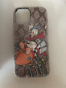 Handyhülle Hülle Gucci GG Braun Für iPhone 12 Pro Max Donald Leder - Bild 1 von 2