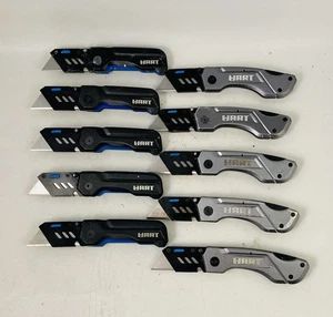 🌟Posten von 10 Hart Klapp Allzweckmessern, EDC Pocket Box Cutter Rasiermesser, SCHÖN - Bild 1 von 7