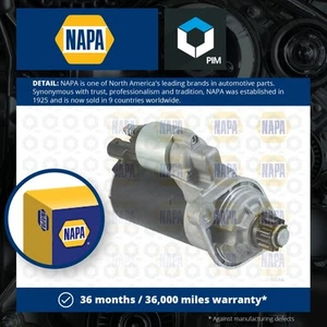 Starter Motor fits SKODA NAPA 02Z911021KX 02Z911021C 02Z911021K 02Z911023S New - Picture 1 of 2