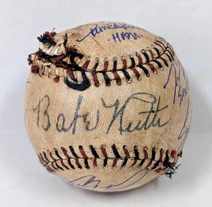 Sandlot Cast Signed Custom Baseball w/8 Signatures-Beckett W Hologram - Picture 1 of 6