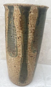 50 % OFF Don Johns Stoneware MCM Studio Pottery Vase 9 1/2" Tall see description - Picture 1 of 7
