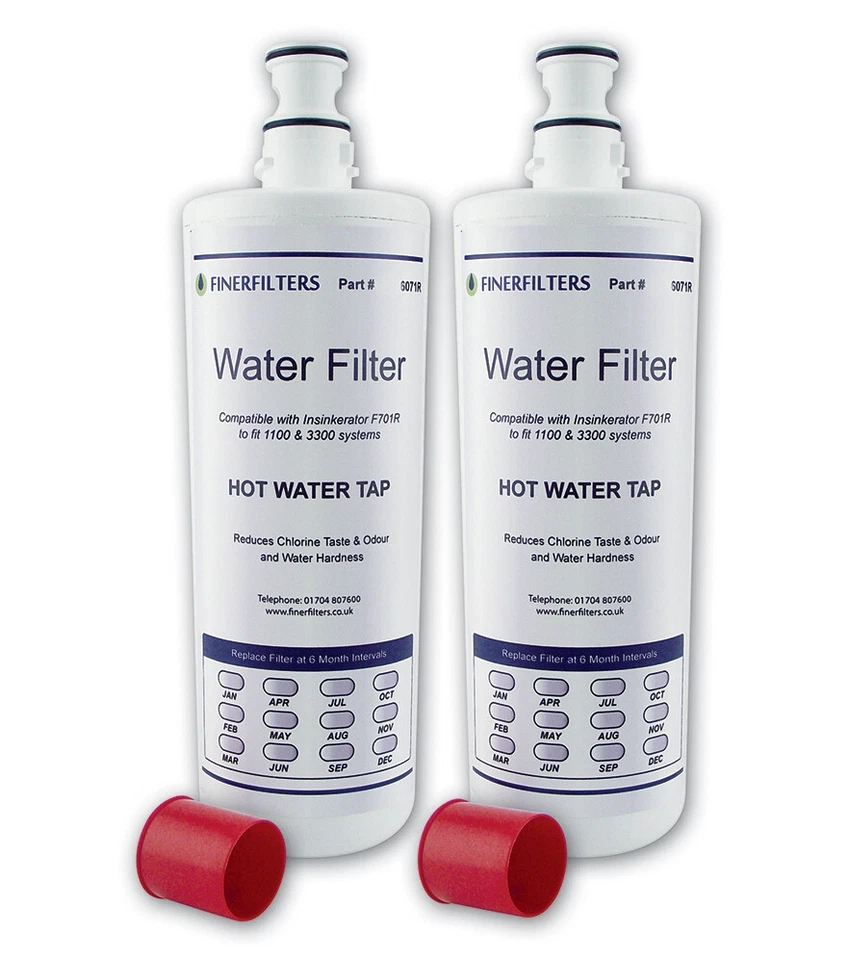 Compatible F701r Water Filter to Fit Insinkerator 1100 & 3300 by Finerfilters