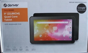 Denver Android Quad Core Wifi Tablet 9" Zoll / TAQ-90083 / 1Gbyte DDR Ram - NEU - Bild 1 von 2