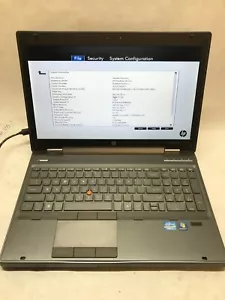 HP EliteBook 8560W 15" Intel Core i7-2630QM 2.0GHz 8GB RAM NO HDD/OS NO BATT -DW - Picture 1 of 7