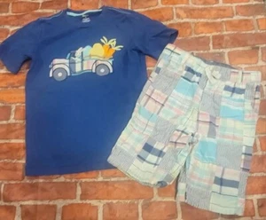 Gymboree Boys Easter Set Sz 10 Patchwork - Picture 1 of 2