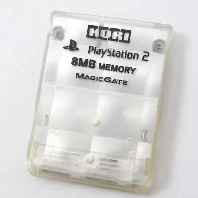 Tarjeta de memoria PS2 Kira Kira 8 MB HORI plateada HP2-79 Playstation 2 hecha en Japón 823 Foto 1 de 2