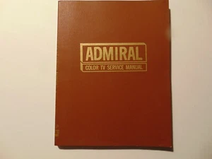 ADMIRAL Color TV Service Manual 1970 1. Auflage  - Bild 1 von 1