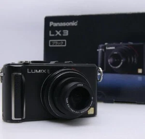 Panasonic Lumix DMC-LX3 Black Compact Digital Camera w/Box - Picture 1 of 4