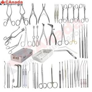 Ear Mastoidectomy Set Of 54pcs Basic Remove Major General Minor Ent Cells Instru - Picture 1 of 2