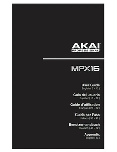 Akai MPX16 Owners Instruction Manual - Picture 1 of 1