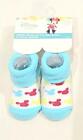 New Disney Baby 0-12 Months Blue Pink Green Minnie Mouse Baby Booties - NWT