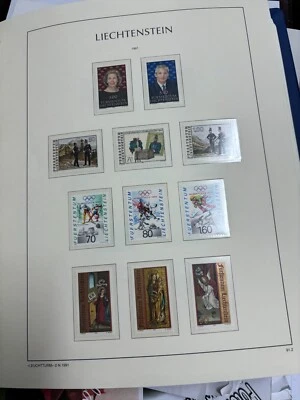 LIECHTENSTEIN.COLECCIÓN COMPLETA AÑOS 1980 A 1997. SIN USAR+ ALBUM               - Imagen 1 de 4