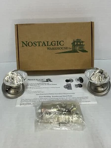 Magazzino nostalgico BN40_CLAOCC Cristallo Trasparente Ovale 711613 Nichel Satinato (NUOVO) - Foto 1 di 12