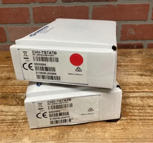 Crestron CHV-TSTATB Heating and Cooling Thermostat [ EACH ]  BLACK - Picture 1 of 3