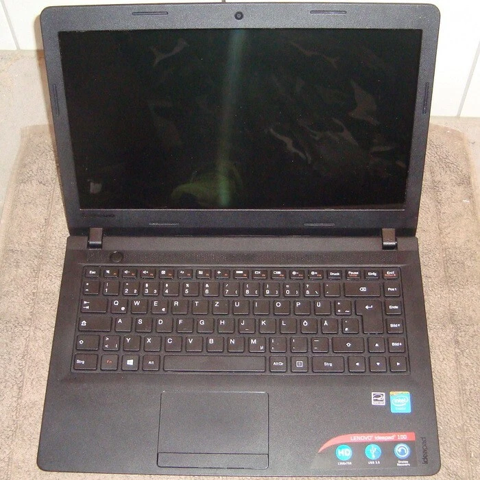 Lenovo Ideapad 100-14IBY 14" 4x 1,83 GHz 2 GB RAM 500 GB FP TOP-Zustand OVP - Bild 1 von 1