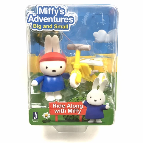New Miffy's Adventures Big and Small Ride Along With Miffy  Figure Set Toy Cover