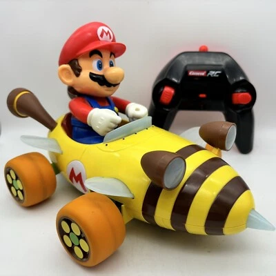 2020 Nintendo RC: Mario Kart Bumble V Mario w/Remote Carrera Bee Tested Working - Image 1 of 4