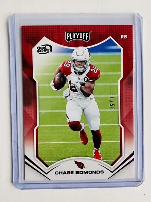 2021 Playoff Chase Edmunds 2nd down /50 Cardinals - Image 1 of 4