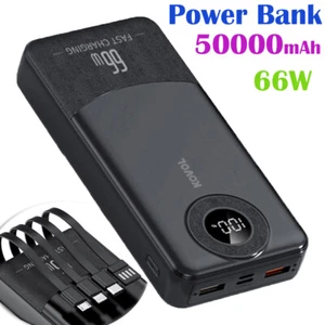 66W Powerbank 50000mAh PD Externer Akku 4 USB 2-Port für iPhone Samsung Handy DE - Zdjęcie 1 z 17