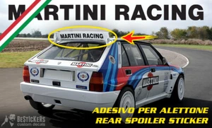 MARTINI RACING AUFKLEBER Lancia Delta HF Integrale EVO Heckflügel Spoiler - Bild 1 von 2