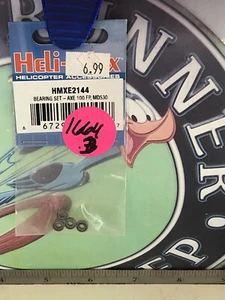 Heli-Max HMXE 2144 BEARING SET - AXE 100 FP, MD530 Orignal NewInPackage - Picture 1 of 2