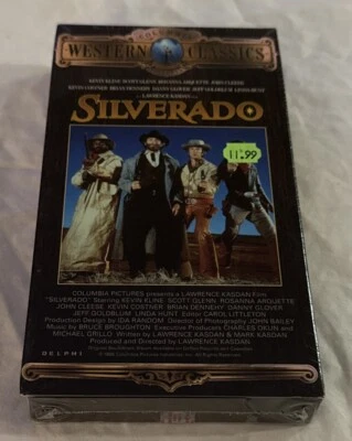 Silverado (VHS. 1991) Sealed Danny Glover Kevin Costner Western (1985) - Image 1 of 4
