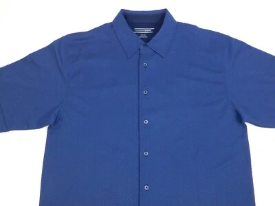Cutter & Buck Dry Tec Mens Blue Long Sleeve Button Shirt Size L - Image 1 of 4