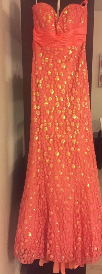 Jovani Nuevo Con Etiquetas Talla 6 Vestido/Vestimiento de Noche/Ocasión Especial Vestido Corral Foto 1 de 1