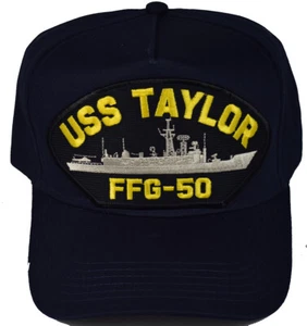 SOMBRERO DE BARCO USS TAYLOR FFG-50 - AZUL MARINO - Negocio propiedad de veteranos - Imagen 1 de 1