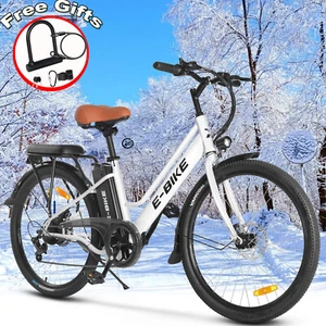 Ebike 26'' Electric Bike City Commuting Bicycle 36V Removeable Li-Battery E-bike - Picture 1 of 12