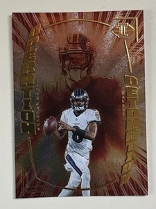 Panini Illusions 2022 - Operación Detonación Lamar Jackson #OD-4 - Imagen 1 de 2