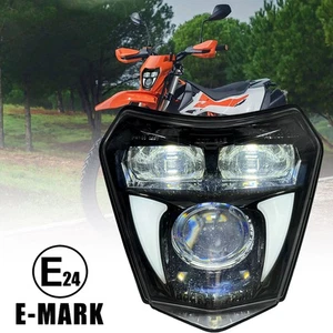 For KTM 690 ENDURO SMC-R 2019-2022 65W LED Headlight Assembly Plug & Play DRL - Picture 1 of 20