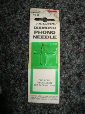 NEW Diamond Record Needle Realistic  #RS-25 - Image 1 of 2