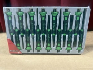 Snap On 14pc Soft Grip Long Punch and Chisel Set Green PPCSGL714G SEALED USA NEW - Picture 1 of 1