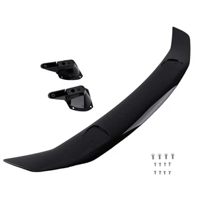 Elite Series Trunk Wing Spoiler Black ABS for Universal Sedan Cars Easy Install - Picture 1 of 12