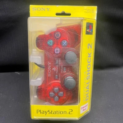PS2 Dual Shock 2 Controller Crimson Red SONY Playstation 2 DualShock 2 New - Image 1 of 4