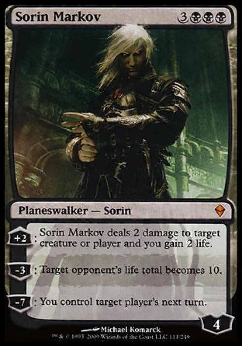 Sorin Markov -Foil Medium Play MTG Zendikar - Image 1 of 1