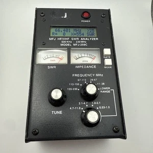 MFJ 259C HF/VHF Antenna Analyzer 530Khz To 230Mhz - Zdjęcie 1 z 6