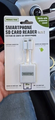Moultrie  Apple/ Android Smartphone SD Card Reader Gen 2 New  - Image 1 of 2