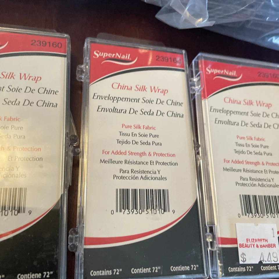 5 CAJAS Super Nail China envoltura de seda 72 pulgadas   ENVÍO GRATUITO Foto 1 de 4