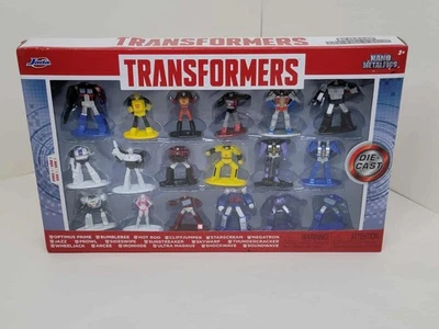 Jada Toys Transformers Nano Metalfigs Die-Cast Series 1 - Juego completo de 18 figuras Foto 1 de 4