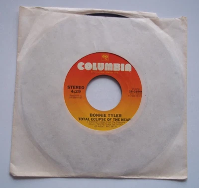 BONNIE TYLER Total Eclipse Of The Heart / Straight From - 45 RPM 7" Record 1983 Foto 1 de 4